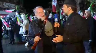  مهران رجبی دست به اسلحه شد؛ او چه گفت؟