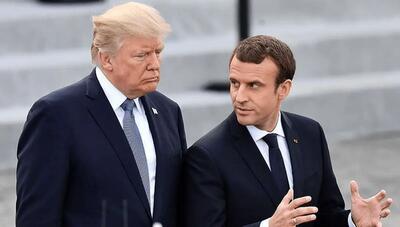  پیغام جدید مکرون به ترامپ درباره تنگه هرمز