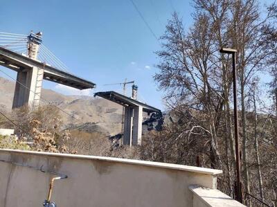  پل B1 در کرج بار دیگر مورد حمله قرار گرفت