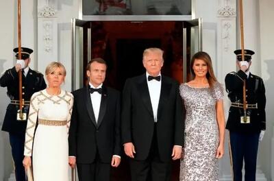  طعنه ترامپ به مکرون: همسرش «با او بسیار بد رفتار می‌کند»