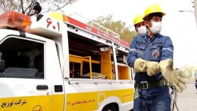  برق مناطق آسیب دیده در کمتر از یک ساعت وصل شد