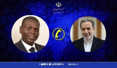  گفتگوی تلفنی وزرای امور خارجه جمهوری اسلامی ایران و آفریقای جنوبی