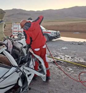  تصادف زنجیره‌ای سه خودرو در آزادراه شاهچراغ (ع) با ۲ فوتی و ۶ مصدوم