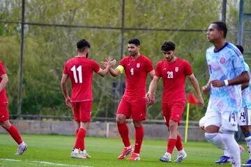  برتری پرگل تیم ملی فوتبال ایران در مقابل کاستاریکا