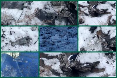  انهدام یک فروند موشک کروز در روستای جاسب  + عکس