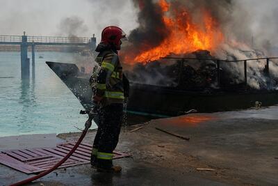  ردّ خون روی تورهای صیادی؛ جدیدترین جنایت جنگی آمریکا در سواحل قشم + فیلم