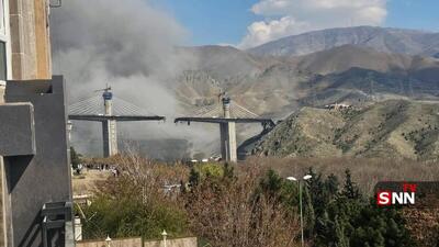  حمله دشمن صهیونی_آمریکایی به پل B1/ نماد پیشرفت ایران را زدید اما بدانید اراده ما بمباران‌شدنی نیست!