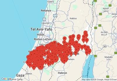  موشک‌های ایران و یمن همزمان سرزمین‌های اشغالی را هدف قرار دادند+عکس و فیلم