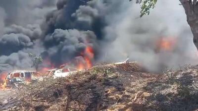  آتش سوزی جنگلی در ایالت گوئررو مکزیک