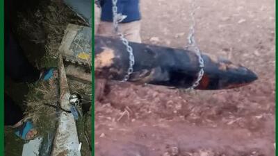  انهدام موشک کروز پیشرفته ۱۰۰۰ پوندی