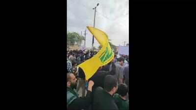  عشایر عرب آبادان و خرمشهر برای بدرقه شهید تنگسیری آمدند