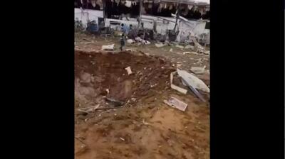  تصاویر روز بعد از انفجار شب گذشته در تاسیسات صنعتی نزدیک تل‌آویو