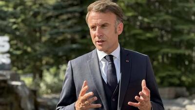  مکرون: باید به حق انتخاب مردم ایران احترام بگذاریم