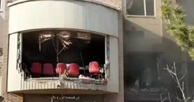  این نقطه از دانشگاه بهشتی امروز هدف گرفته شد