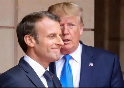  مکرون، ترامپ را به سخره گرفت