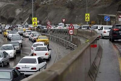  گزارش پلیس از ترافیک ۸ کیلومتری در این جاده