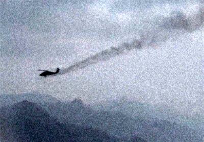  یکی از هلیکوپترهای بلک هاوک آمریکا هم هدف قرار گرفت