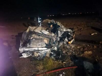  واژگونی خودرو در بزرگراه بوشهر–برازجان سه فوتی و سه مصدوم بر جا گذاشت