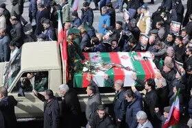  وداع مردم تبریز با ۶ شهید جنگ رمضان