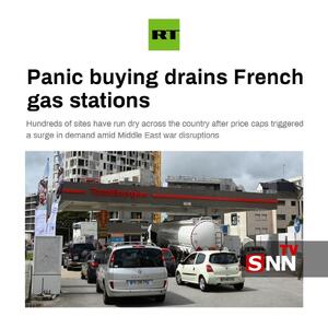  راشاتودی: بحران سوخت در فرانسه؛ هجوم مردم به پمپ‌بنزین‌ها ذخایر را خالی کرد