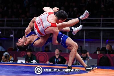  تیم ملی کشتی فرنگی ایران وارد قرقیزستان شد