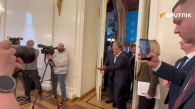  مذاکرات بین سرگئی لاوروف، وزیر امور خارجه روسیه، و عبدالعاطی، وزیر امور خارجه مصر، آغاز شد