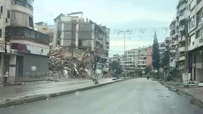  تصاویری از پیامدهای حملات اخیر اسرائیل به حومه جنوبی بیروت