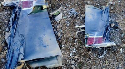  تصاویر قطعات جنگنده آمریکایی ساقط شده