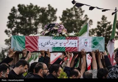  تشییع باشکوه شهید سیدعلیرضا شکاری‌پور در کاشان تصاویر - تسنیم