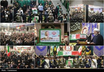  شبی ماندگار در قم؛ وداع باشکوه با سپهبد شهید موسوی در حرم  عکس - تسنیم