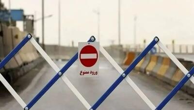  اجرای محدودیت ترافیکی در ابتدای جاده چالوس