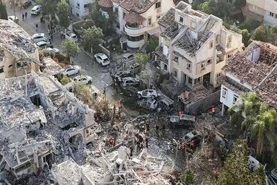  اصابت موشک ایران به مقر وزرات جنگ اسرائیل