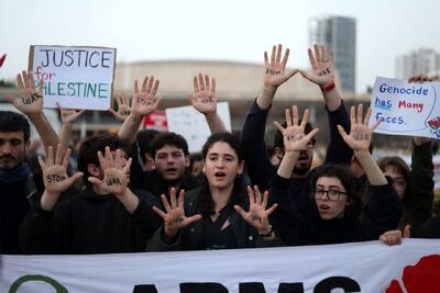  تظاهرات ضدجنگ در اسرائیل + عکس