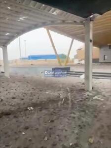  لحظه حمله هوایی به مرز شلمچه