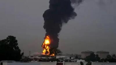  آتش‌سوزی در مجتمع نفتی بصره