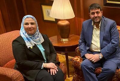  ابراز همدردی وزیر امور اجتماعی مصر با هلال‌احمر ایران