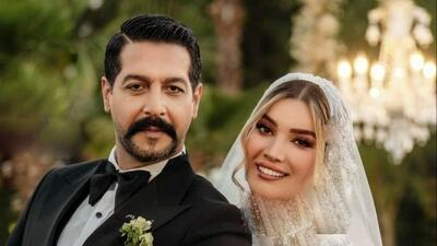  عکس خلاقیت در استایل خیابانی متین ستوده تازه عروس سینمای ایران با گل آفتابگردان