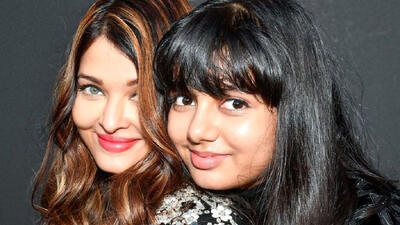  فیلم / دختر آیشواریا  در دام منحرفان اخلاقی ! /  نوه جذاب آمیتا باچان نگران از مزاحمت های غیراخلاقی ! + عکس ها