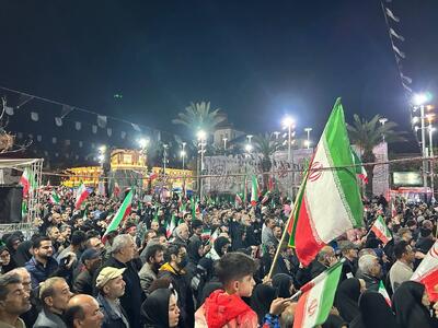  طنین لالایی گیلکی در قرار سی و چهارم/نجوا با شهدا در شب خونخواهی قائد امت +فیلم