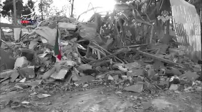  تصاویر درون سفارت آمریکا پس از بمباران آمریکا!