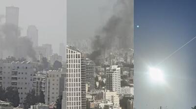  10 ویدیو از اصابت‌های مرگبار موشک‌های ایران به اسرائیل