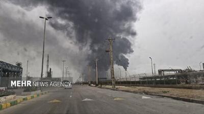  آخرین وضعیت آتش‌سوزی پتروشیمی‌های ماهشهر