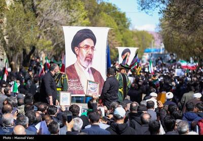  تشییع پیکر مطهر سه شهید حمله دشمن آمریکایی – صهیونی در قشم - تسنیم