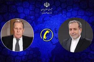  تماس تلفنی وزرای امور خارجه ایران و روسیه