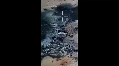  فیلم هوایی از محل سقوط هواپیماهای آمریکایی در اصفهان