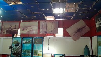  حمله دشمن به کاخ موزه بندر انزلی + عکس