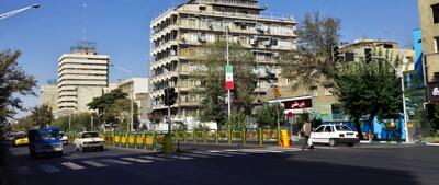  جاسوسی یک وانت با پرچم و شعار در ارومیه!