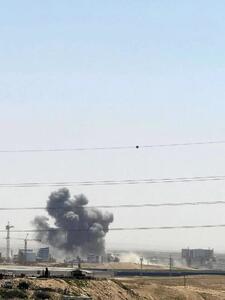  تصویر برخورد موشک ایران به یک منطقه صنعتی در اسرائیل