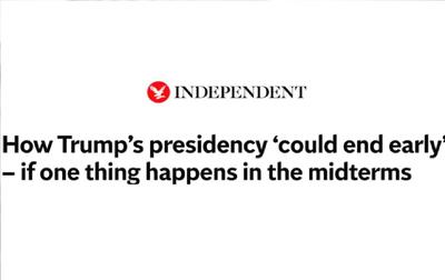  احتمال پایان زودهنگام ریاست جمهوری دونالد ترامپ