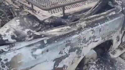  حمله مستقیم به خودروی هلال‌احمر در فارس